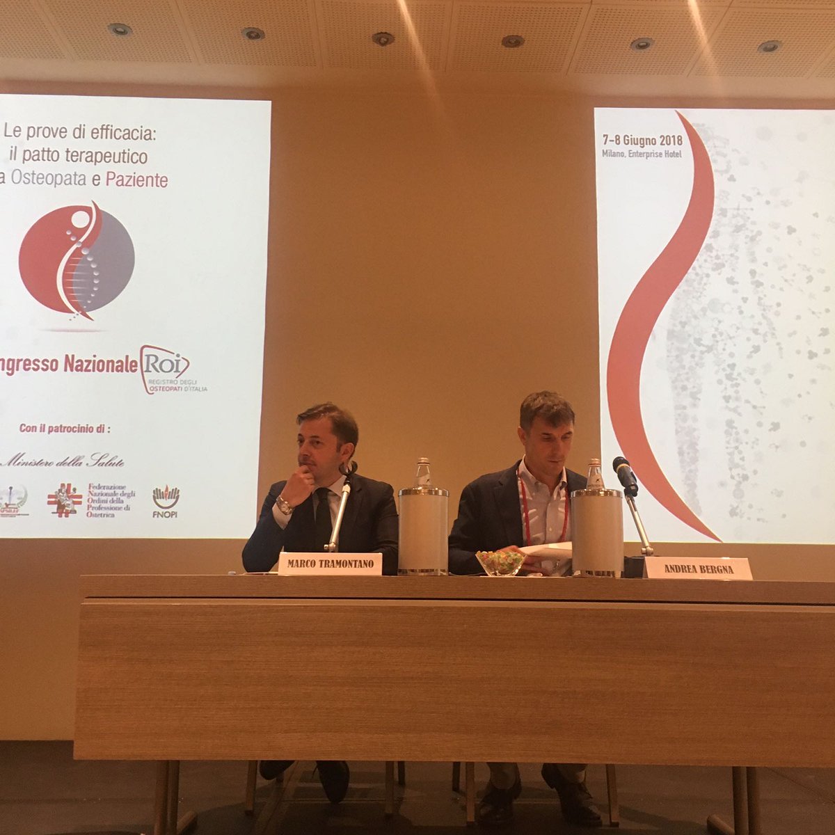 A moderare la sessione di presentazioni dei quattro lavori scientifici  <a href="/andreabergna/">Andrea Bergna</a> e <a href="/tramontanomar1/">Marco Tramontano</a> 
 Proprio attraverso questi lavori i soci che intervengono hanno la possibilità di partecipare attivamente al #CongressoROI18