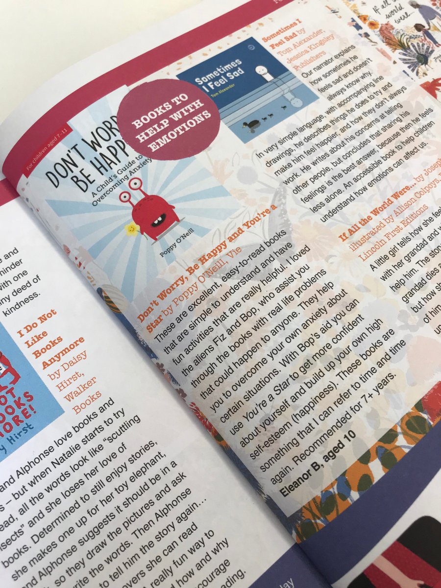 Summersdale's tweet photo. So chuffed to see 'Don't Worry, Be Happy' and 'You're a star' by Poppy O'Neill featured in @junomagazine! #junosummer https://t.co/PsNQttZKFx