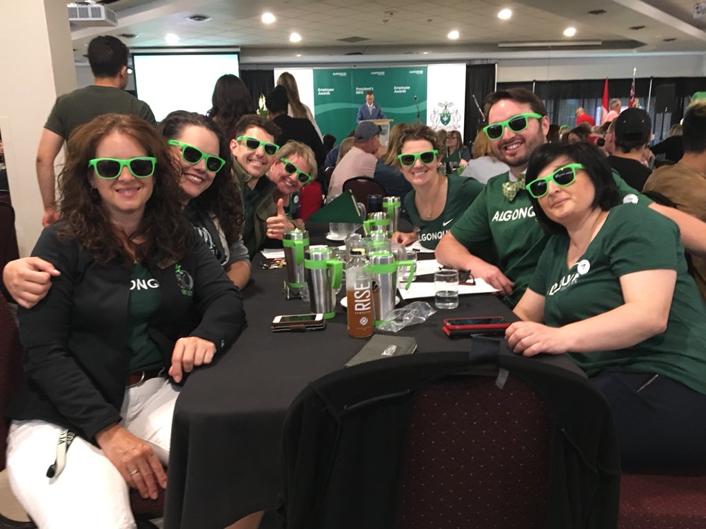 Best Student Recruitment team you could ask for. I’m so lucky!! @AlgonquinColleg #ACBBQ