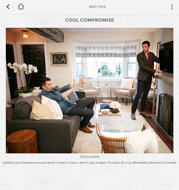 PropertyBrother's tweet photo. The #PBHandbook App features a handy Toolbox with plenty of design tips! Looking for inspiration, head over to the App Store or Google Play today: https://t.co/rqVdq4l99c https://t.co/rLPMi0gqXw