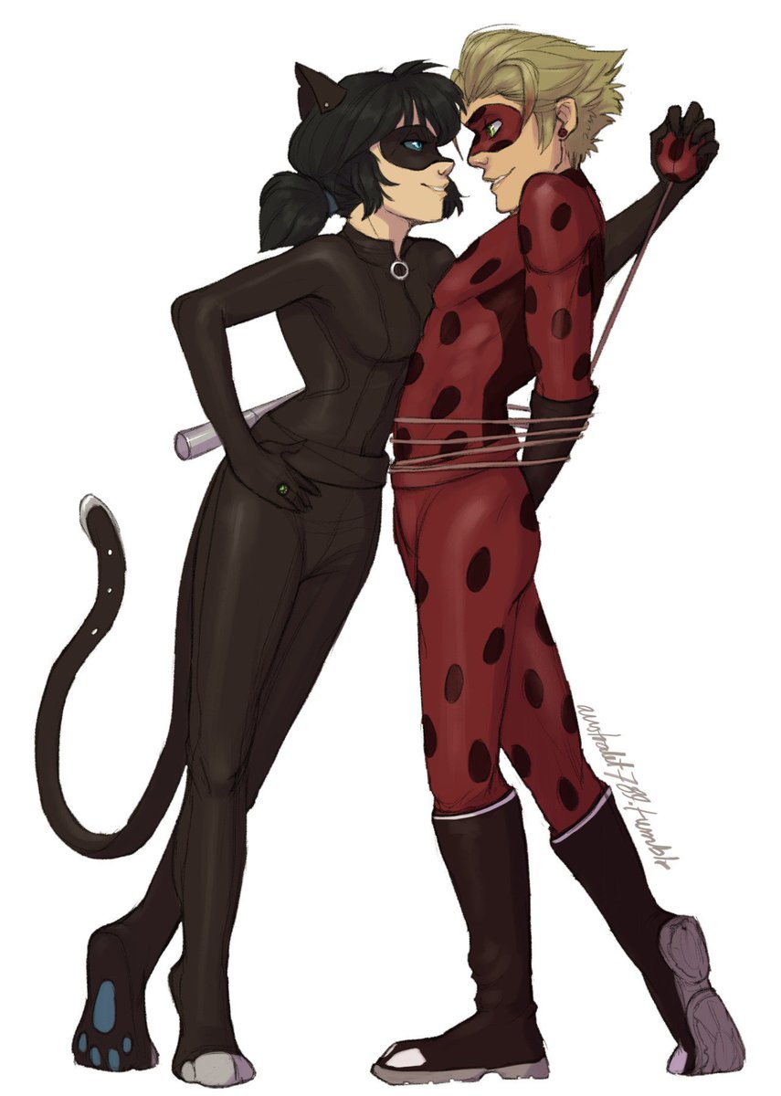 Noir marianette chat and Does Marinette