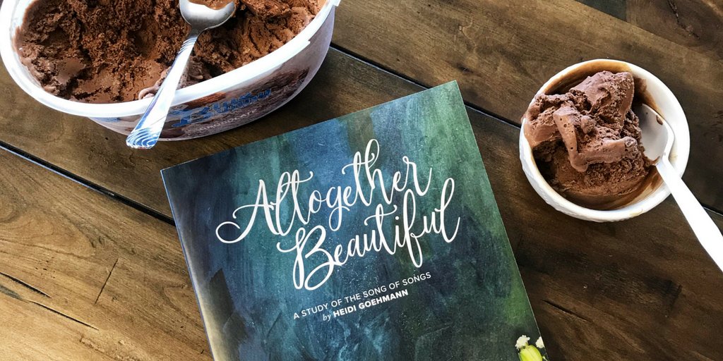 ConcordiaPub's tweet photo. We're digging into #AltogetherBeautiful over ice cream today. . . how will you approach this versatile new Bible study? Hint--there's no one "right" way, as @HeidiGoehmann shares on the blog. https://t.co/MmFCpievVq  #nationalchocolateicecreamday https://t.co/Cg5hQ24svn