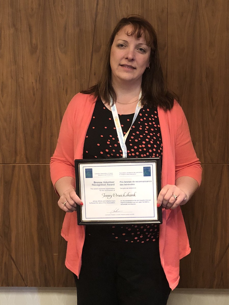 followCACEE's tweet photo. Thanks to Larry Iles, Chantal Brine, @jrcruickshank and @LiFavs on achieving your BRONZE Volunteer Recognition Award! #TBT #WeAppreciateYou #CACEEAwards #CACEE2018 https://t.co/gWxC8YHqzV