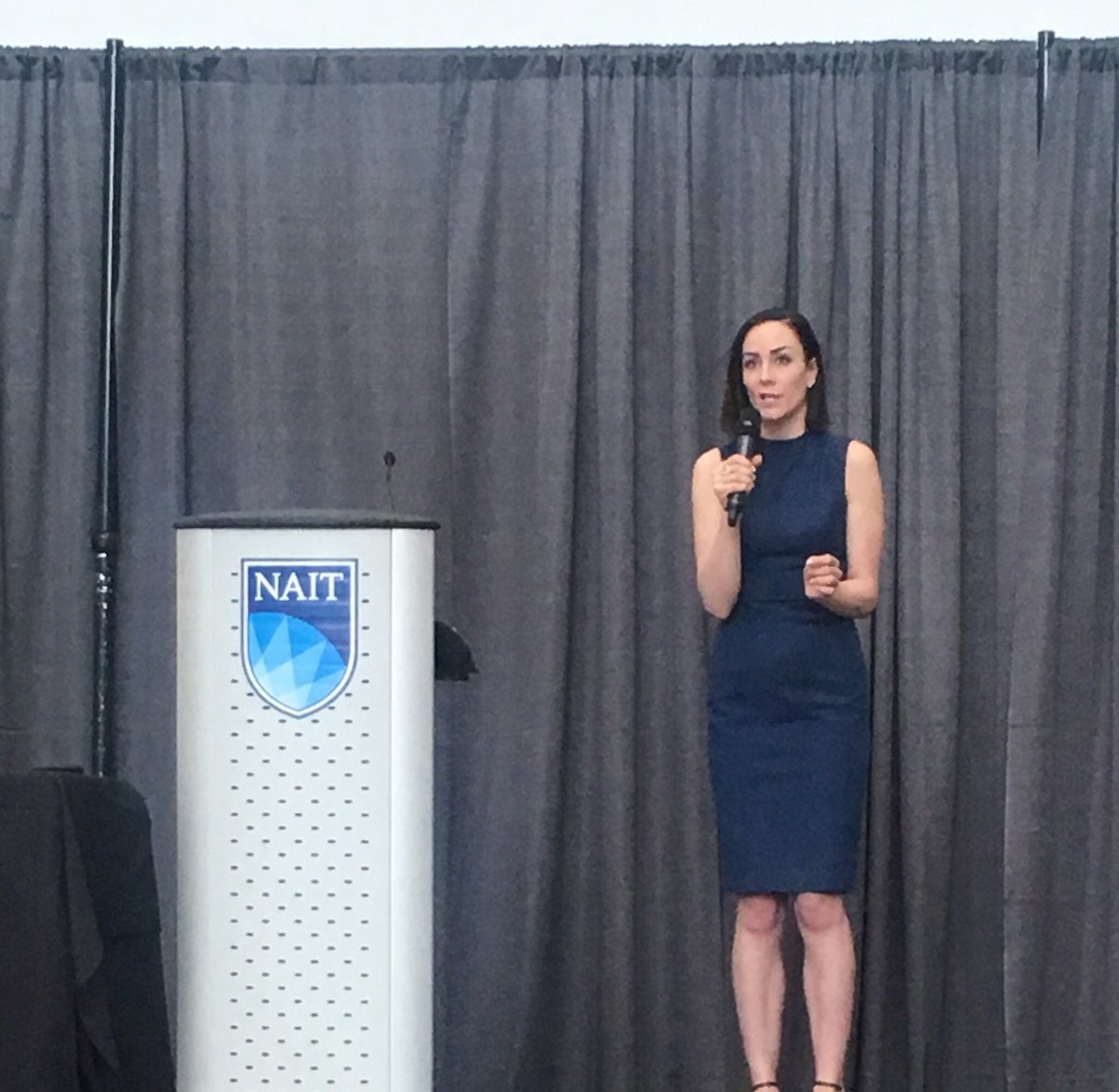 kathyhorricks's tweet photo. What a story! @AmandaLindhout such a pleasure to listen to you today @NAIT.  #lessonsincompassion #gratitude #moments https://t.co/OlV7BrqFqL