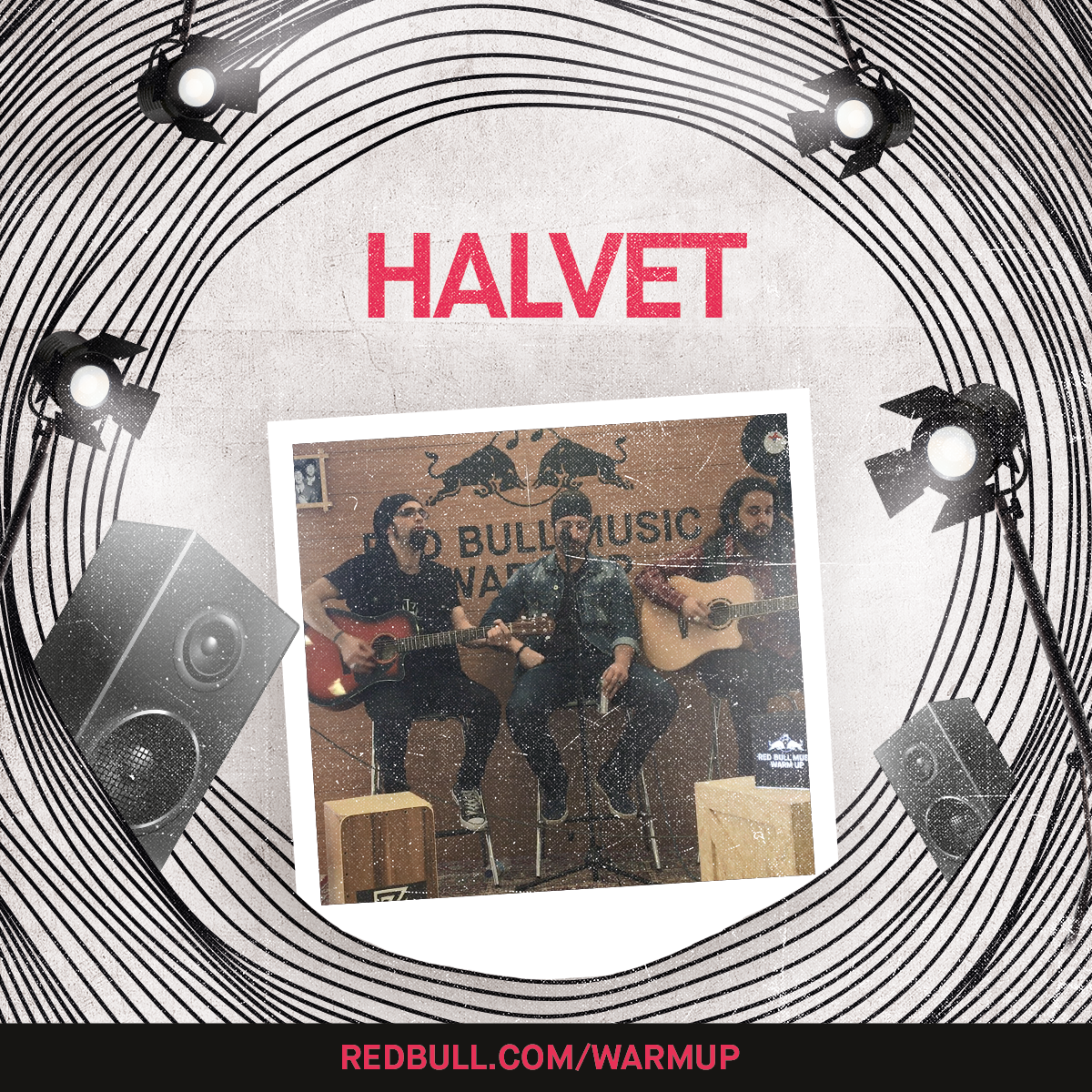 HalvetOfficial's tweet photo. Bi değişiklik yapalım dedik, Karanlık'ın akustik versiyonuyla Red Bull Warm Up'a katıldık. Oylama devam ediyor, desteğinizi bekliyoruz. 🤘
#redbullwarmup #halvet #karanlık #çekilinyolumuzdan #akustik #acoustic #band #turkishrock https://t.co/5nQx77gDqp