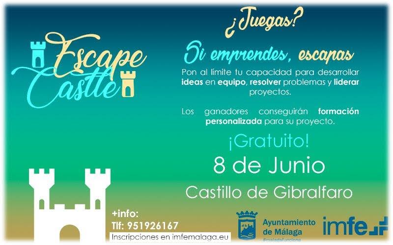 malaga's tweet photo. El @malagaimfe propone a los emprendedores desarrollar ideas en equipo y técnicas de liderazgo en el #EscapeCastle https://t.co/CfEdKGyoww https://t.co/3zuu1vf8nZ