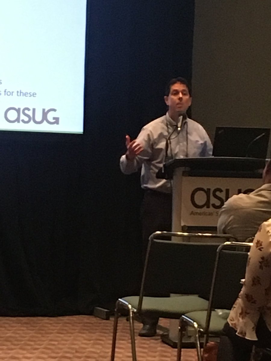 MichaelJolton's tweet photo. Anthony Plute from ⁦@NIMBLnews⁩ presents on NIMBL experience implementing #S/4HANA Finance at #SAP #SAPPHIRENOW2018 https://t.co/e06j237cwU