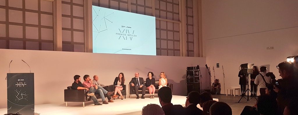 AikaVentures's tweet photo. Hoy estamos en los #PremiosImpulsa18 rodeadas de grandes proyectos y profesionales. Y celebrando que llevamos un poquito más de un año formando parte de la #realidadimpulsa. Felicidades @GijonImpulsa! https://t.co/gkagEE4JZE