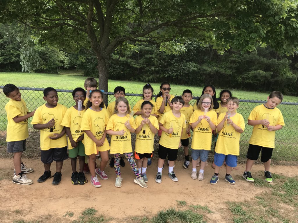 Ghana’s in the house!!!! #ymesolympicfieldday