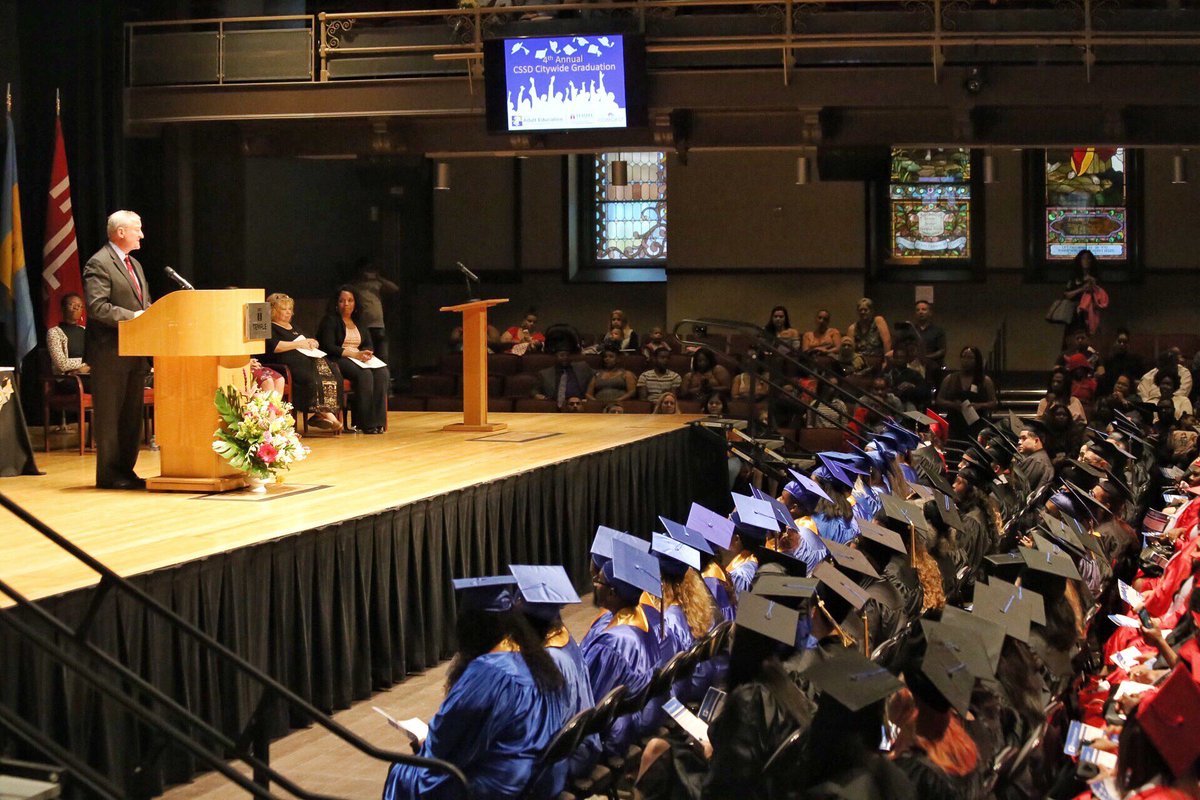 PhillyMayor's tweet photo. Congratulations to the adult learners who earned their diploma last night, glad to join you at your graduation! Education is the key to a good quality of life for all our residents. https://t.co/YZbJh9d2Hi