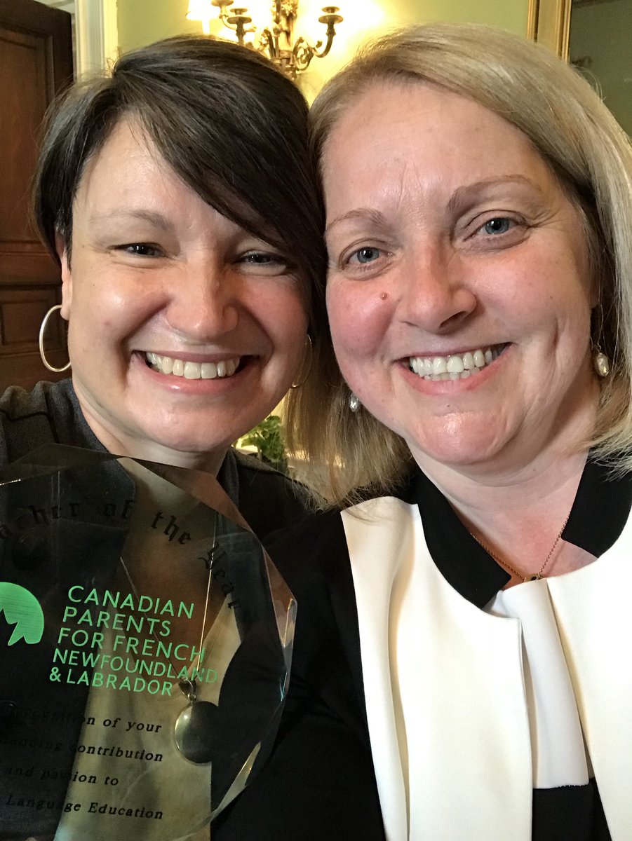 FRJHschool's tweet image. So proud of Mme. Benson and the recognition she has been awarded today. Awesome teacher in both French and English😍 Stay tunes for more exciting news tomorrow👍🏻@NLESDCA