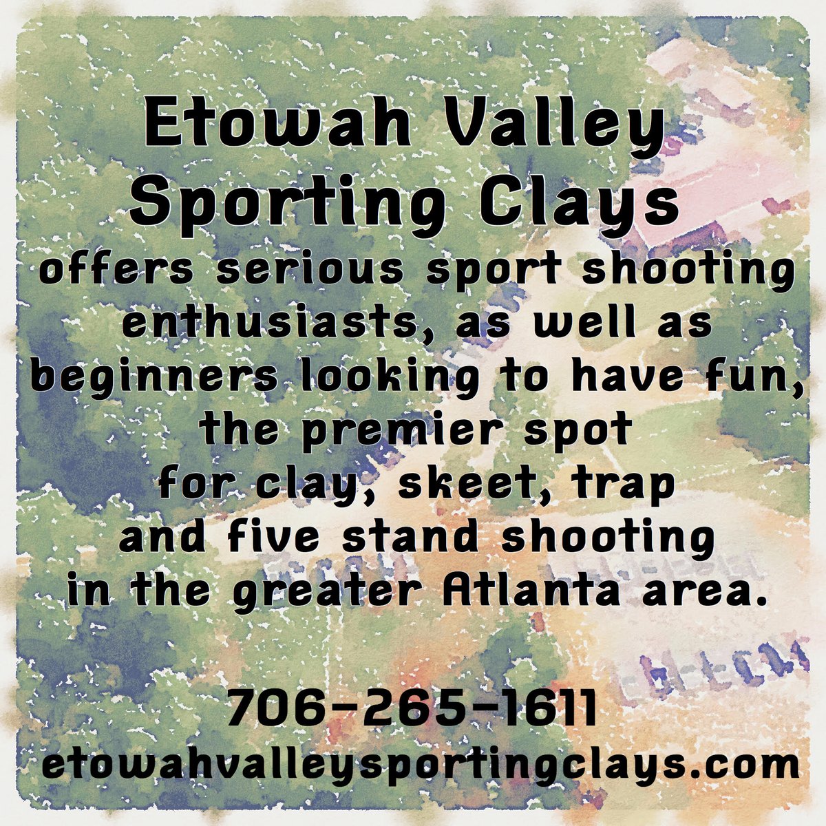 ClaysEtowah's tweet photo. Come out and shoot with usπ«
#EVSC #EtowahValleySportingClays #ShootWithUs #NorthGeorgia #Dawsonville #MetroAtlanta #GetOutside #ClaySport #ClayPigeon #ClayShooting #ShootingSport #Skeet #SkeetShooting #Trap #TrapShooting #Course #Beginner #Practice #Expert #Shotgun #ShotgunSport https://t.co/g88pskGCrF