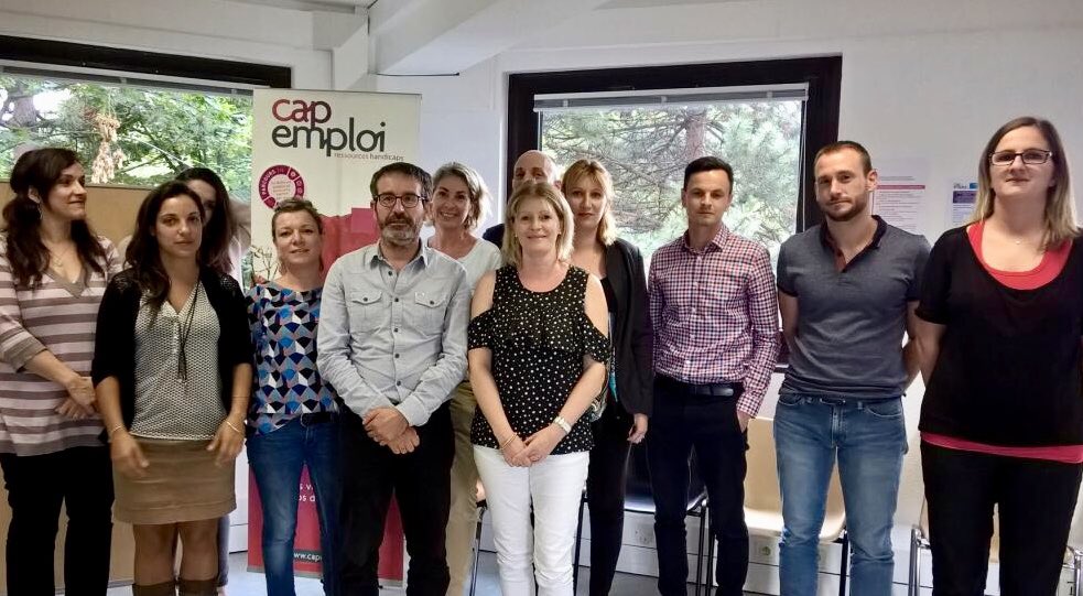 capemploi63's tweet photo. Session « Argumentaire commercial TH » cet après midi au @capemploi63 dans le cadre du programme Parcours TH avec @faftt1. En présence de nos ETT partenaires : @MissionSynergie @ManpowerFrance @ActoInterim #adef+ #critinterim #inseradis https://t.co/vXpheFIBA2