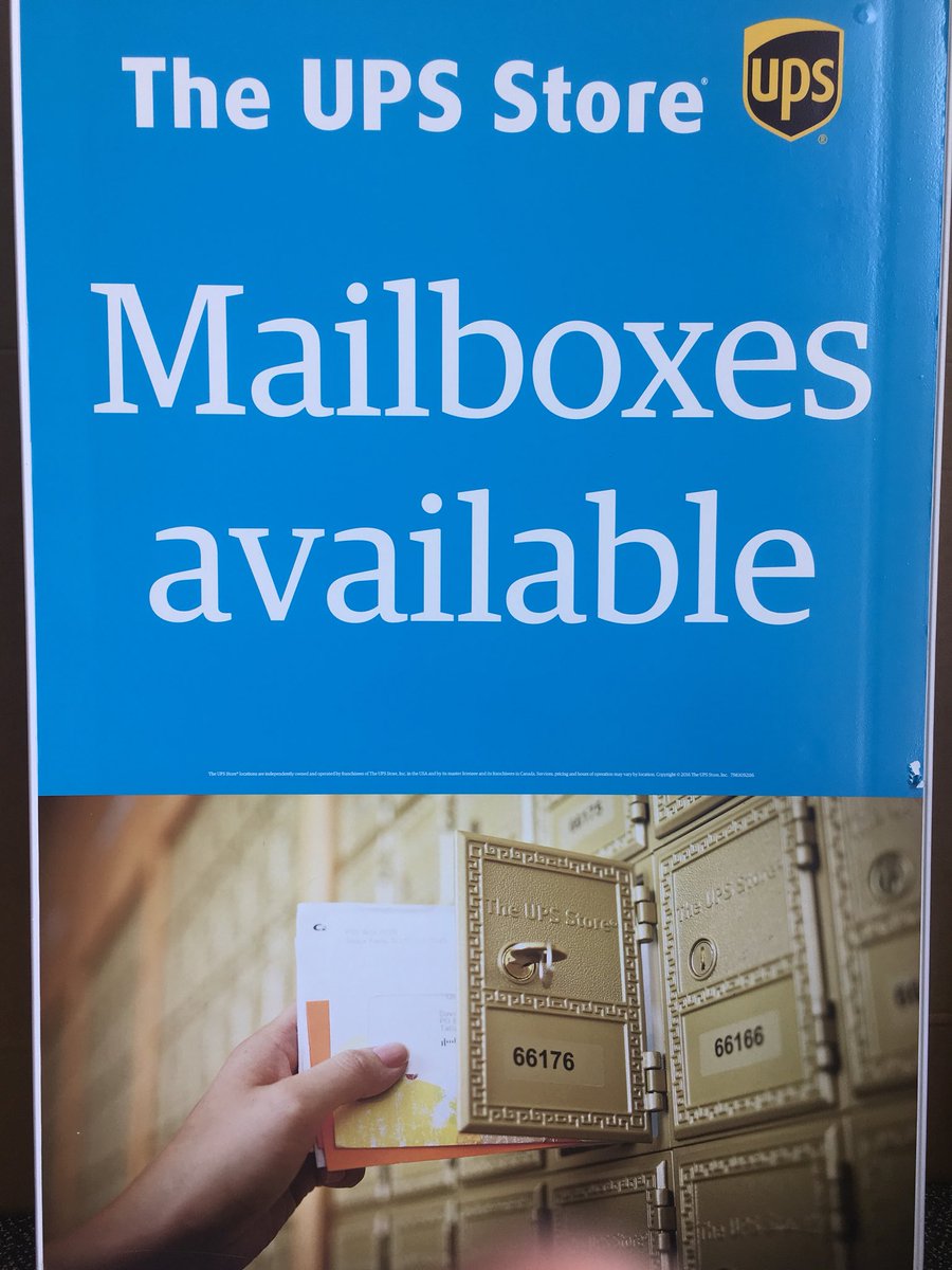 Starting a business and need a street address? Or just need more security for your mail? Come down to the Chelsea place UPS store to get a new box. (ASK HOW TO GET 3 MONTHS FREE)