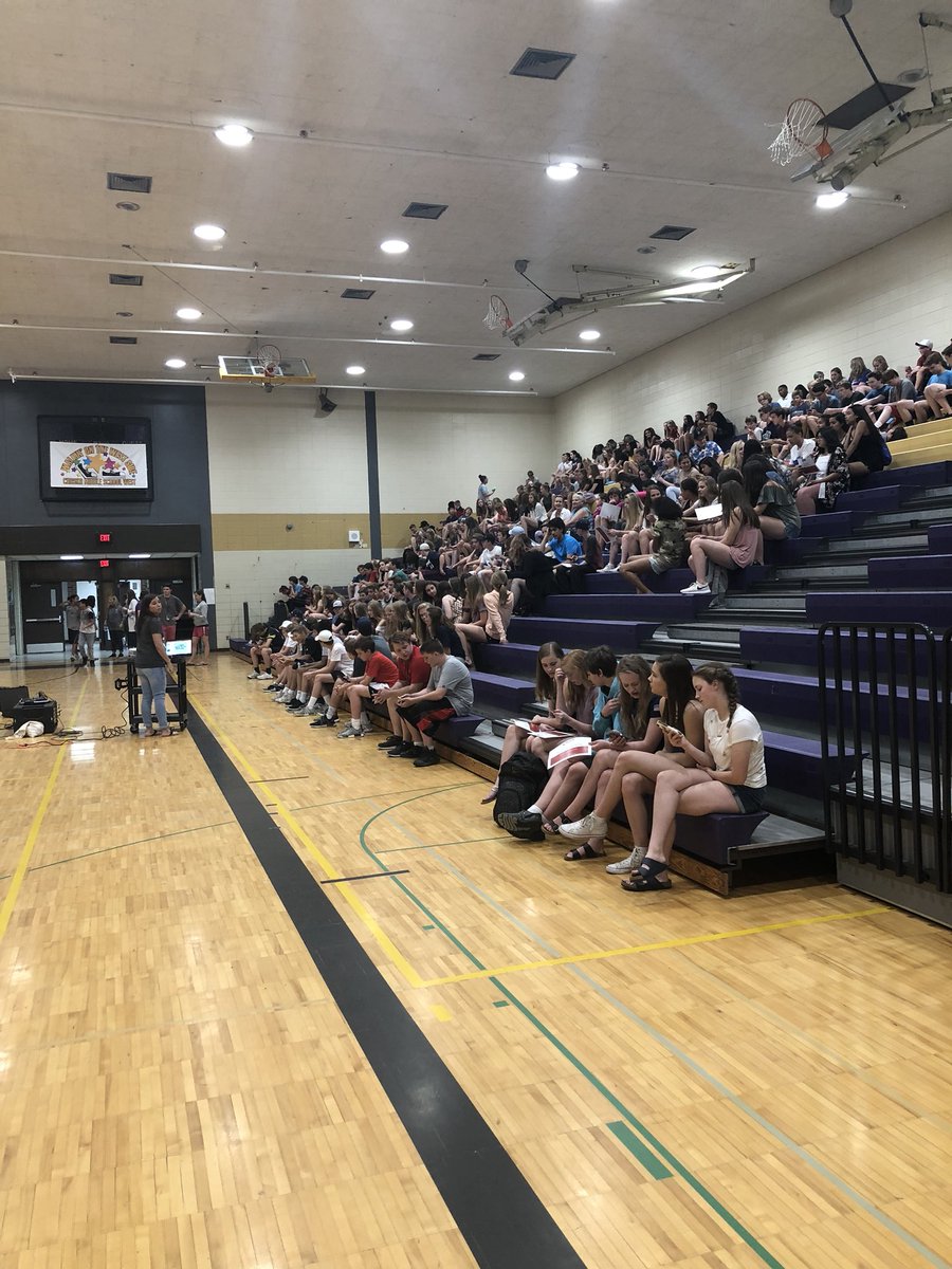 8th grade fun day off to a great start! Thanks <a href="/Weststarcenter/">CMSW</a> for letting us use your gym.