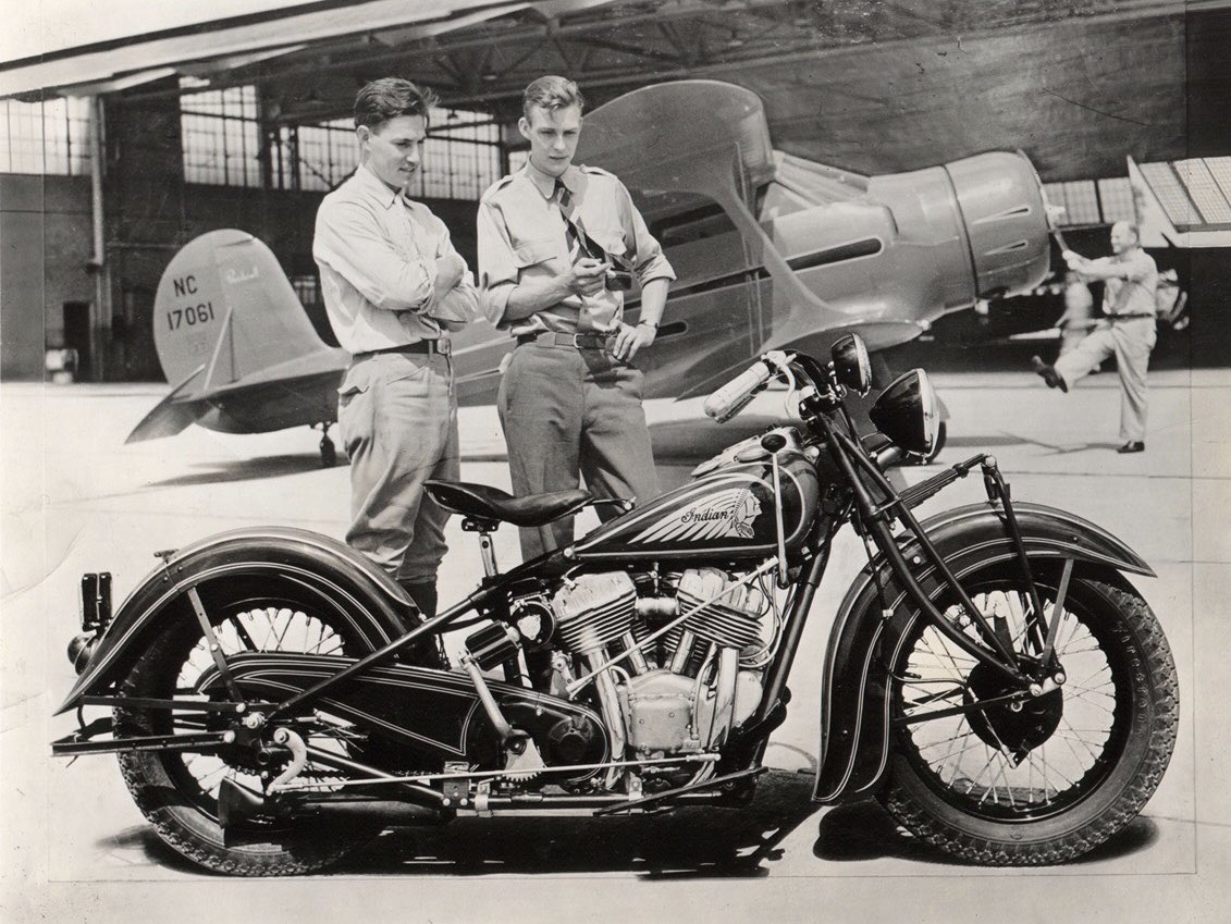 indianmotocycle's tweet photo. The technology has changed but the passion has not.

#indianmotorcycle https://t.co/pxgLFL8qTI