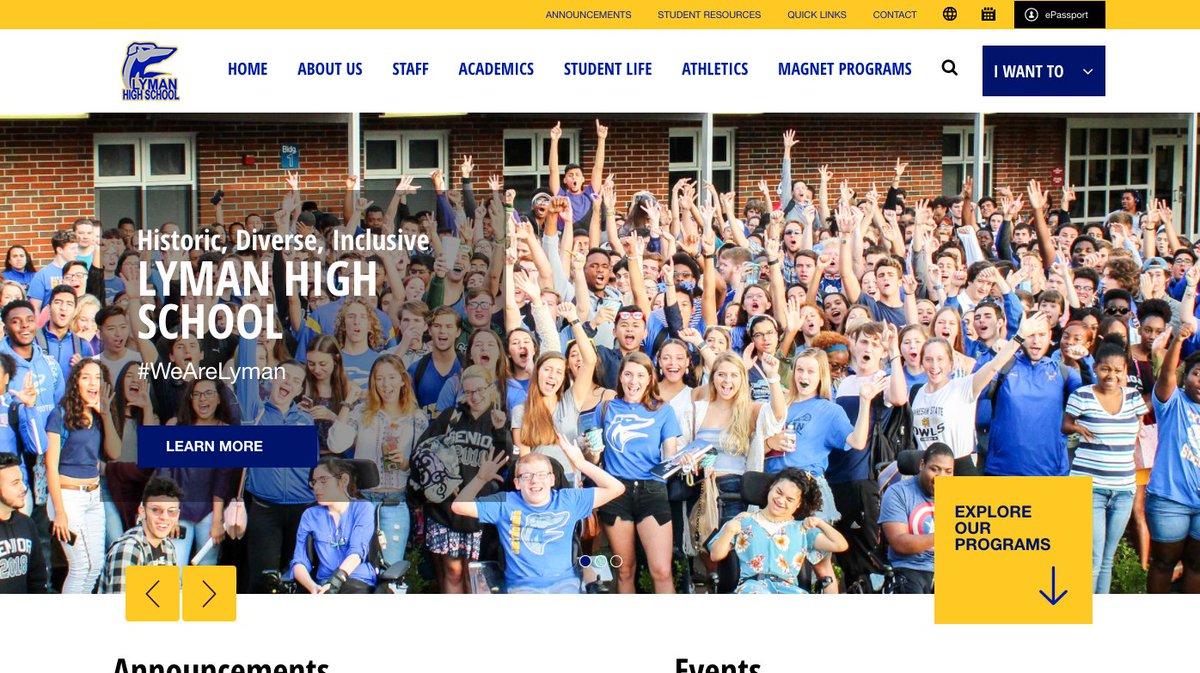 The NEW <a href="/LymanHighSchool/">Lyman High School</a> has officially launched! CHECK IT OUT! lyman.scps.k12.fl.us <a href="/Lyman2019/">Lyman Alumni of 2019</a> <a href="/LymanBaseball/">Lyman Baseball</a> <a href="/lymanband/">lymanband</a> @Lyman_Theatre <a href="/LymanHighSS/">LHS Student Section</a> <a href="/Lyman2020/">Lyman Class of 2020</a> <a href="/LymanJournalism/">Lyman Journalism</a> <a href="/LymanDECA/">Lyman DECA🔷</a> <a href="/LymanDesignTech/">Web & Digital Design Tech</a>