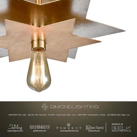 lumareps's tweet image. I'm seeing #stars! Check out this beauty from #DimondLighting - Stacked Stars flush mount details here: buff.ly/2s8l3oc #lighting @ELKGroupIntl