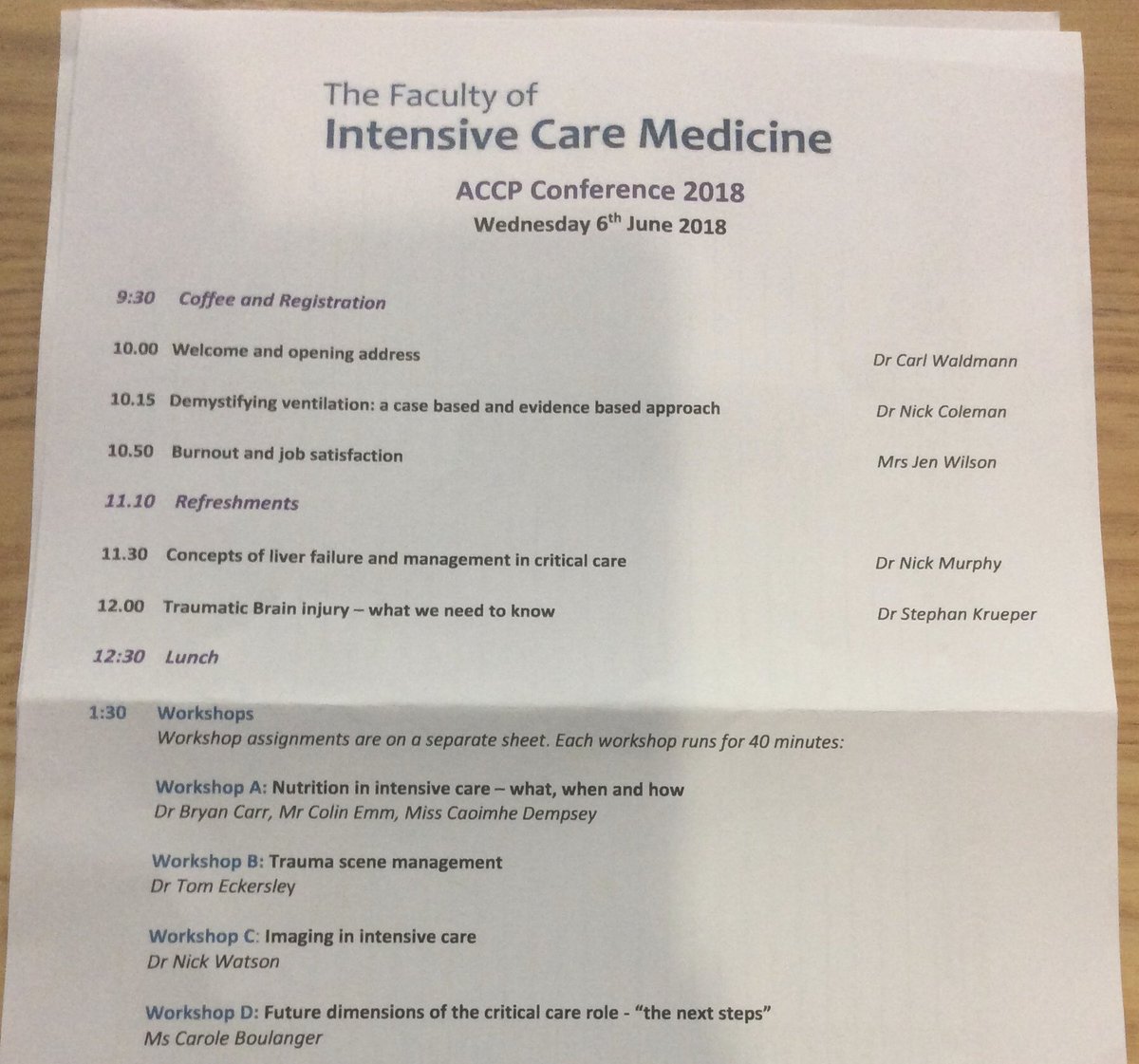 Glenfield ACCPs at the 6th annual ACCP Conference #NAACCP18 @FICMNews @accpuk @glenfield_aicu
