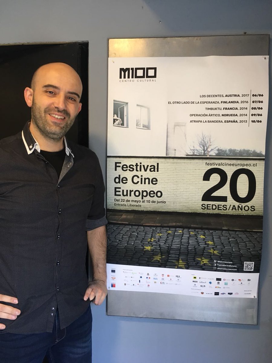 En el <a href="/festcineeuropeo/">Fest Cine Europeo</a>, a punto de comenzar la masterclass de ayer en <a href="/Matucana100/">Matucana 100</a>.
Agradecido a tod@s l@s participantes!