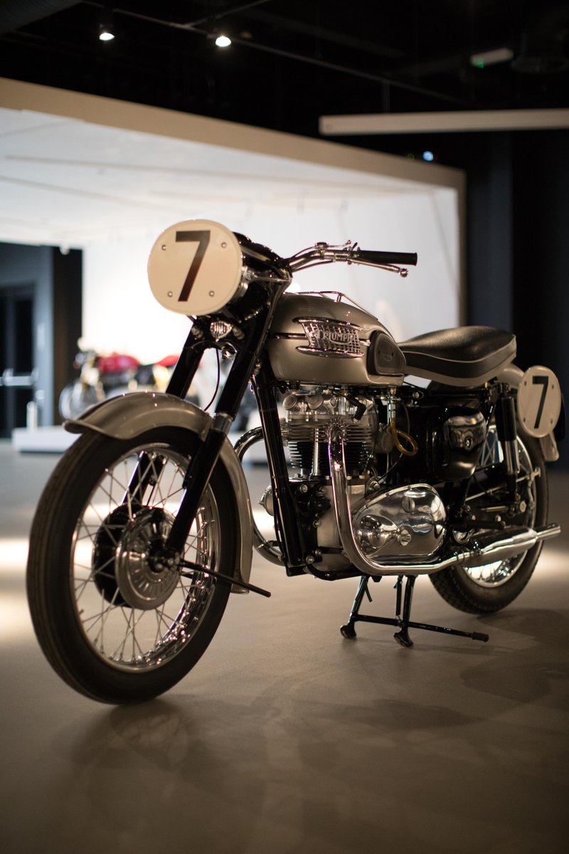 UKTriumph's tweet photo. #Bonneville, the most famous name in motorcycling, and one of the highest selling twins in history. See the exclusive #LegendsofBonneville collection now. 
Find out more https://t.co/5eQoDQsKob 
#TriumphOfficial #FortheRide #TriumphExperience https://t.co/yaZFA58Ifo