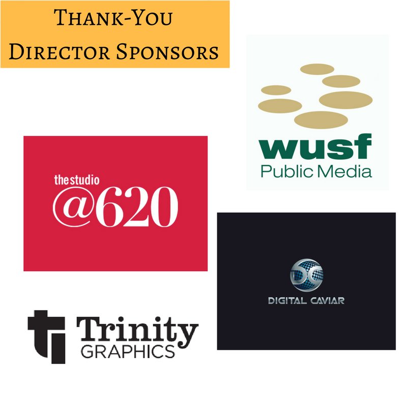 SunscreenFF's tweet photo. Thank-you #Sunscreenff18 #DirectorSponsors #YouRock @digitalcaviar1 @wusf #trinitygraphics #thestudioat620 https://t.co/RGWHNZKrAB