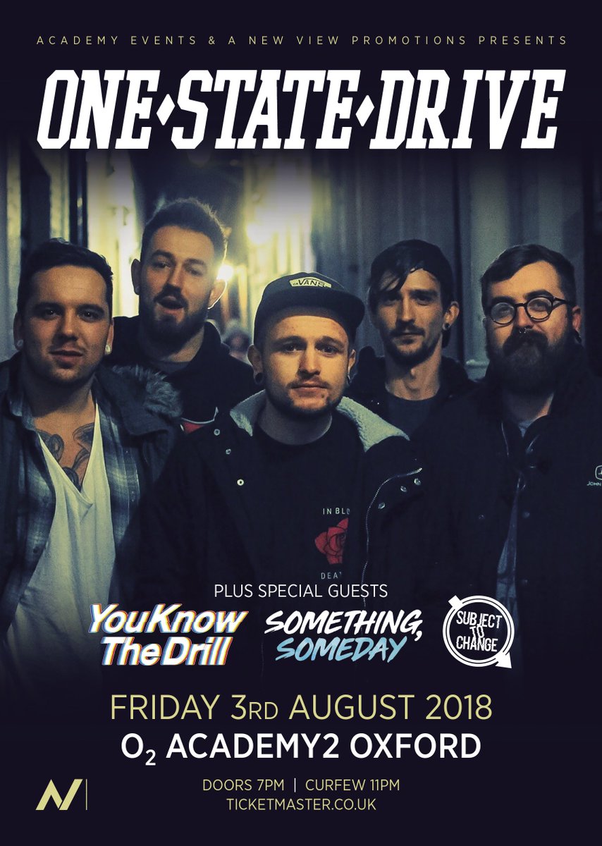 O2AcademyOxford's tweet photo. .@newfoundglory fans!!
@OneStateDrive play here on Friday 3rd August and to celebrate we're giving away a #FREE @newfoundglory tee! All you have do is RT this tweet to be in with the chance to #win
Tickets: https://t.co/cFeZpzWhx0 Comp ends: Thu 14th June 5pm (T&C's apply) https://t.co/ANcmyN83fA