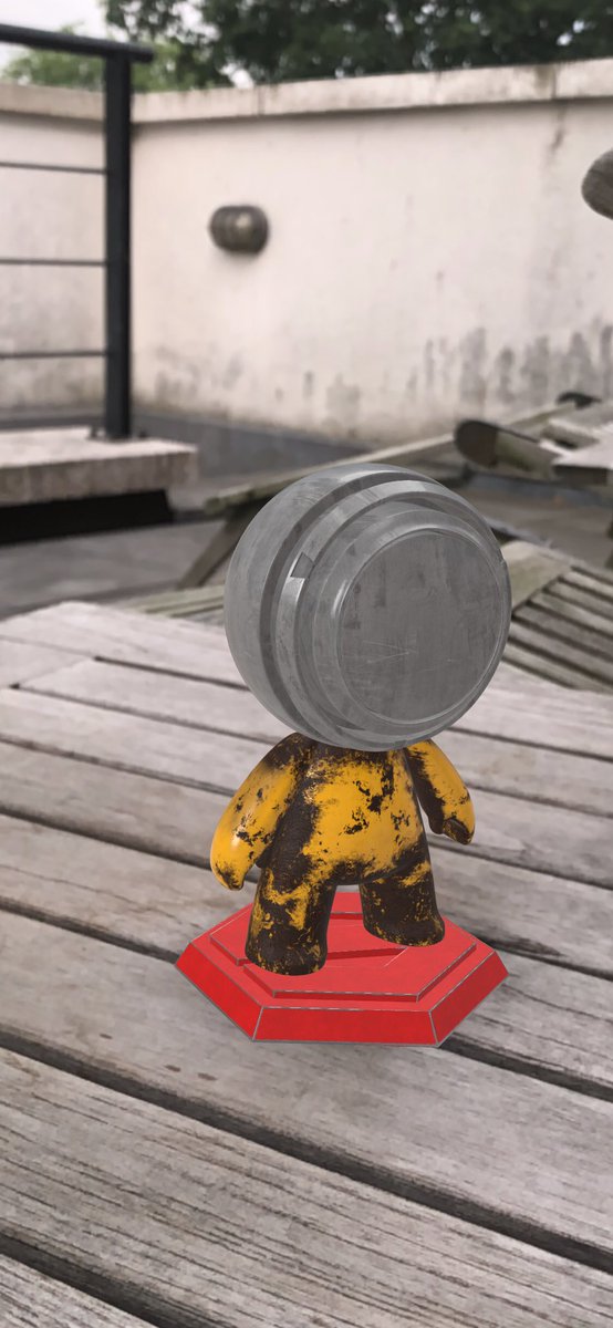 JefRoosens's tweet image. First .usdz model #usdz #arkit2 #xcode10 w/ @Nonius3D