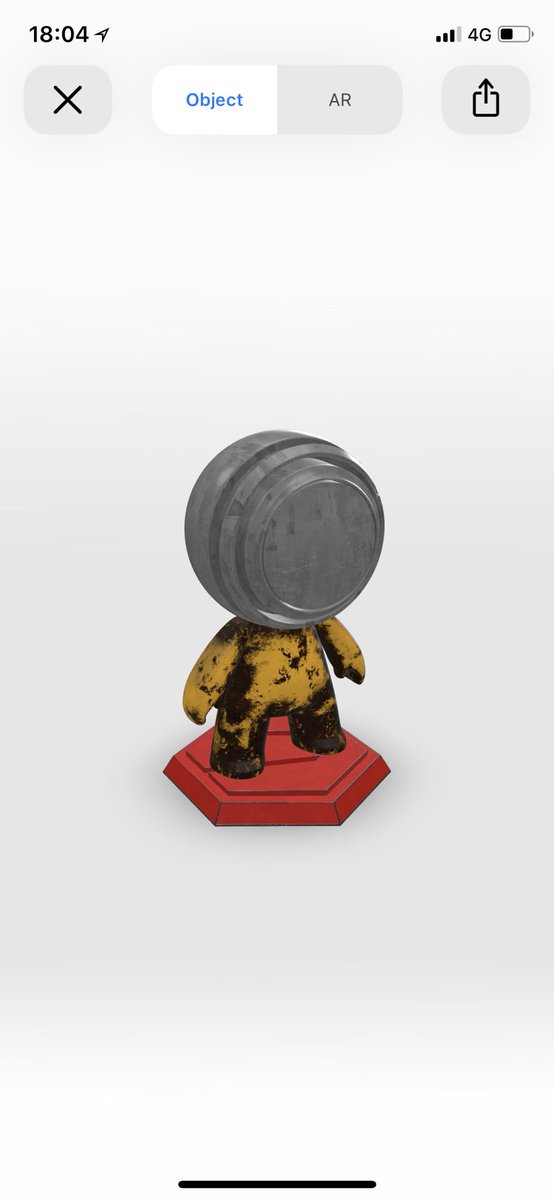 JefRoosens's tweet image. First .usdz model #usdz #arkit2 #xcode10 w/ @Nonius3D