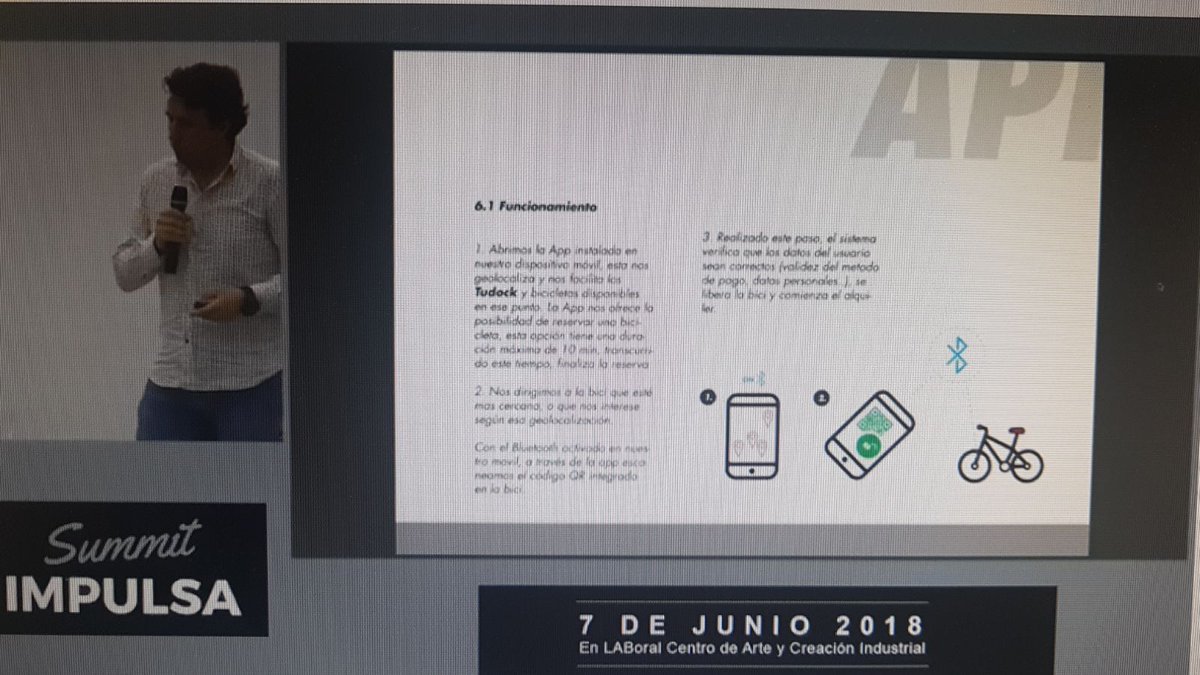 asturvalley's tweet photo. Más proyectos de #summitimpulsa: Tucycle quiere que nos desplacemos en bici por la ciudad de Gijón.
#realidadimpulsa https://t.co/ipCdytHb1e