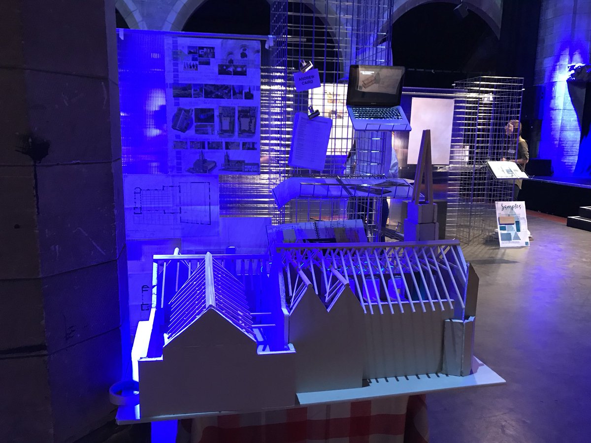 AlisonHamiltonP's tweet photo. Ready to go! @AssemblyRoxy ,come join us tonight 5-8pm, 4th yr #interiordesign #HeriotWattUniversity https://t.co/IdOITT2Xbn