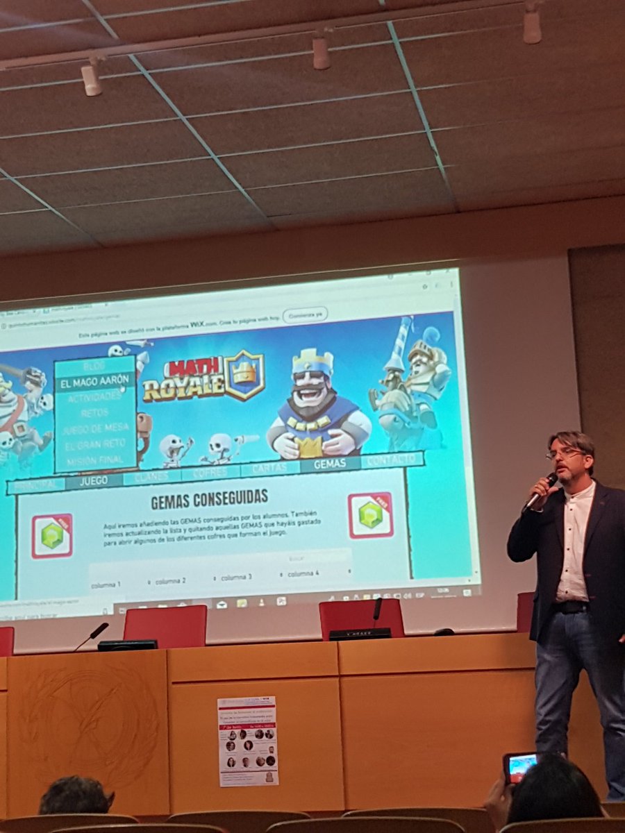 MiguelChumillas's tweet photo. El mago Aarón está presente en todos los sitios no iba a ser menos en #Mathroyale Cuando los innoducators llegan a tu vida los ves por todos sitios 😂😂😂😂 https://t.co/Q6EeeVwtPa