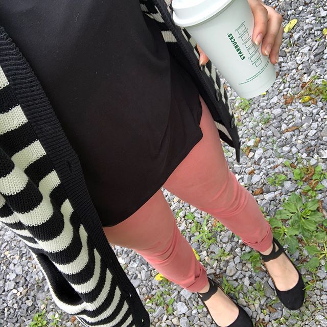 lovelauralye's tweet photo. #llfashionandstyle #outfitoftheday #cabiclothing #brickdustskinny #notchtee #whistlecardigan https://t.co/T98FkUxXGn