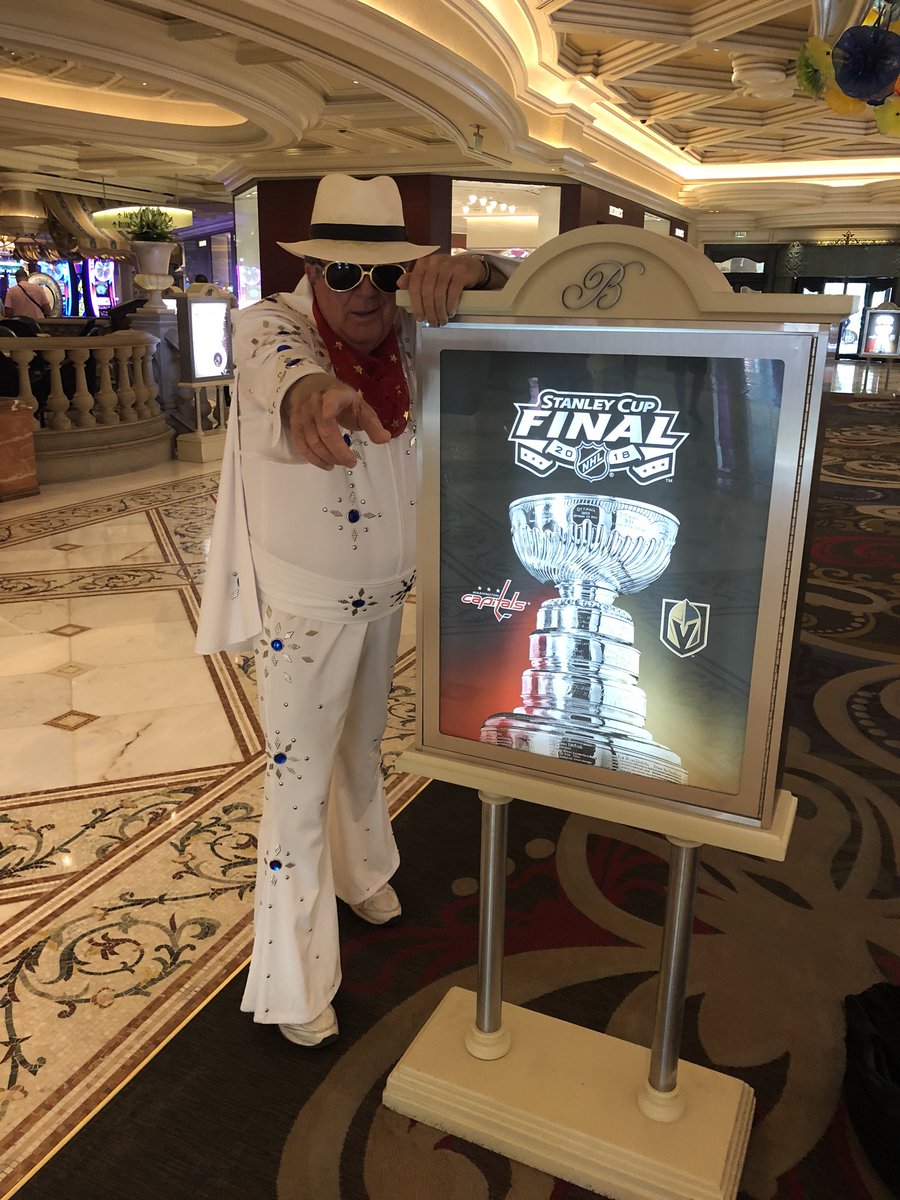 NBCJason's tweet photo. Elvis wants the cup!  @patcollins4 @nbcwashington #ALLCAPS #LetsGoCaps https://t.co/f9rusE7N1U