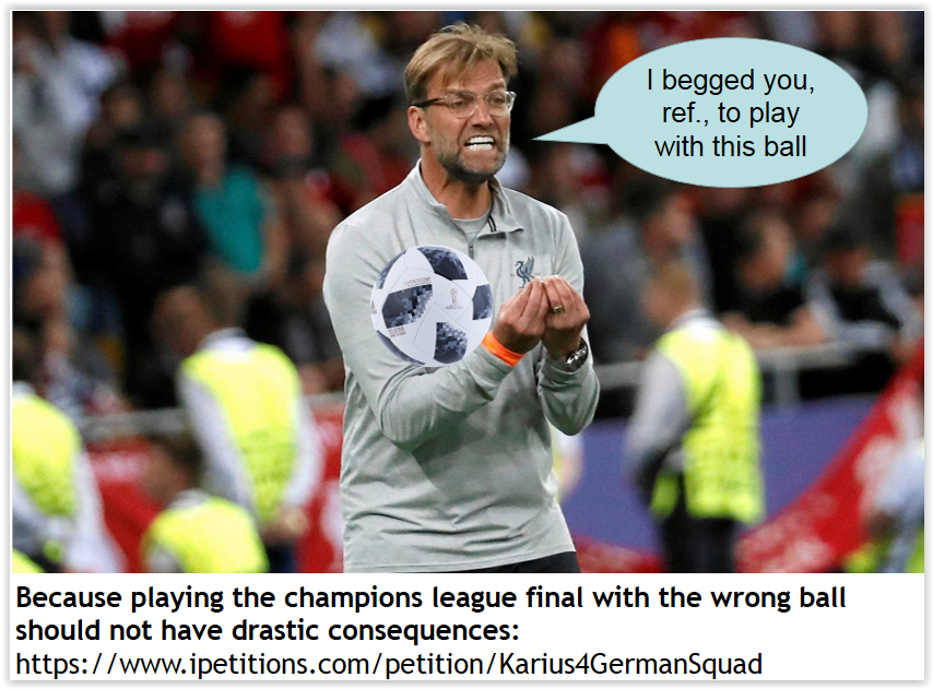 ddv_6261's tweet photo. Klopp reveals true reason for champions league final defeat #Telstarring  @BellLabs https://t.co/18Typ7dHLI https://t.co/fzQar4LS3V