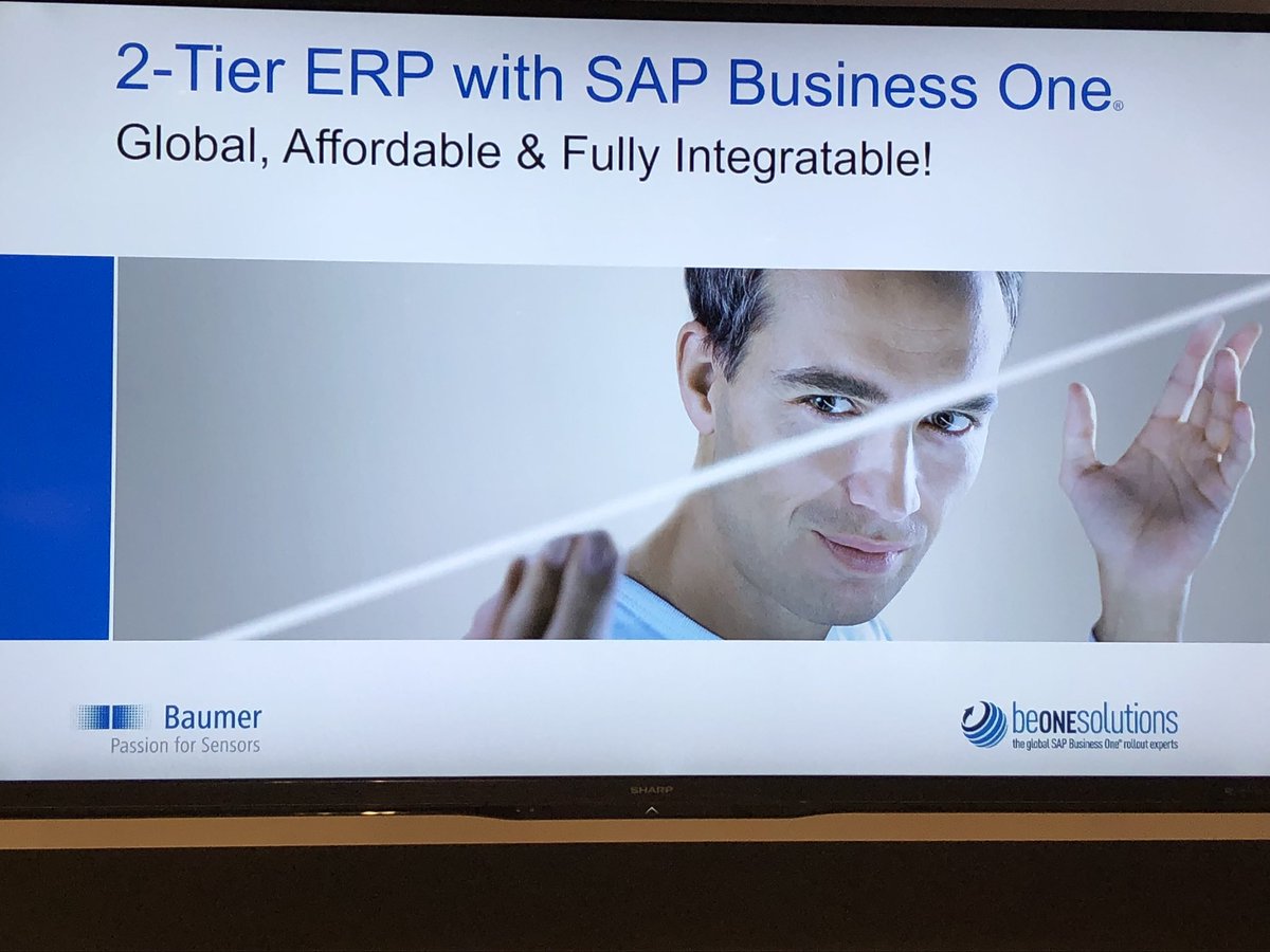IditSaguey's tweet photo. Join the upcoming session BA343 #SAPPHIRENOW2018 to learn about 2 tier ERP with #SAPBusinessOne @BeOneSolutions customer #BaumerGroup https://t.co/h1u1Zfi3tc