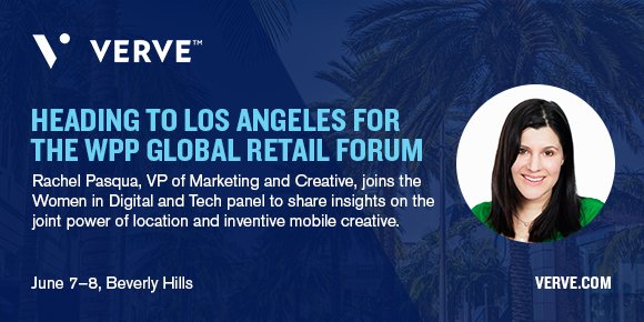 rachelpasqua's tweet photo. I'm excited and honored to be on stage today in Beverly Hills at an event hosted by my illustrious alma mater, @WPP. Hope to see you there at the WPP Global Retail Forum #WPPGRF @thestorewpp #VerveNews #VerveViews https://t.co/xqomW1GWoa