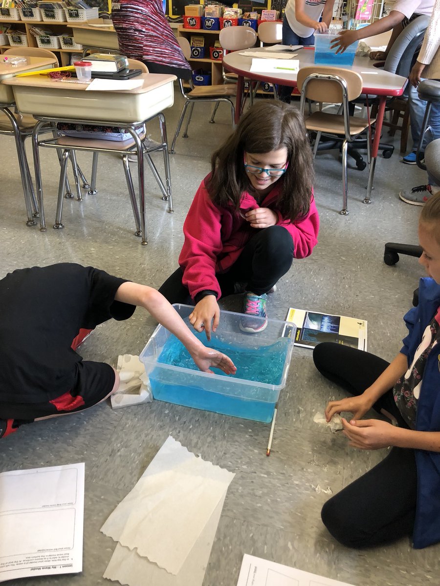 Today’s science objective is to make as many observations about waves as you can! #GCPride