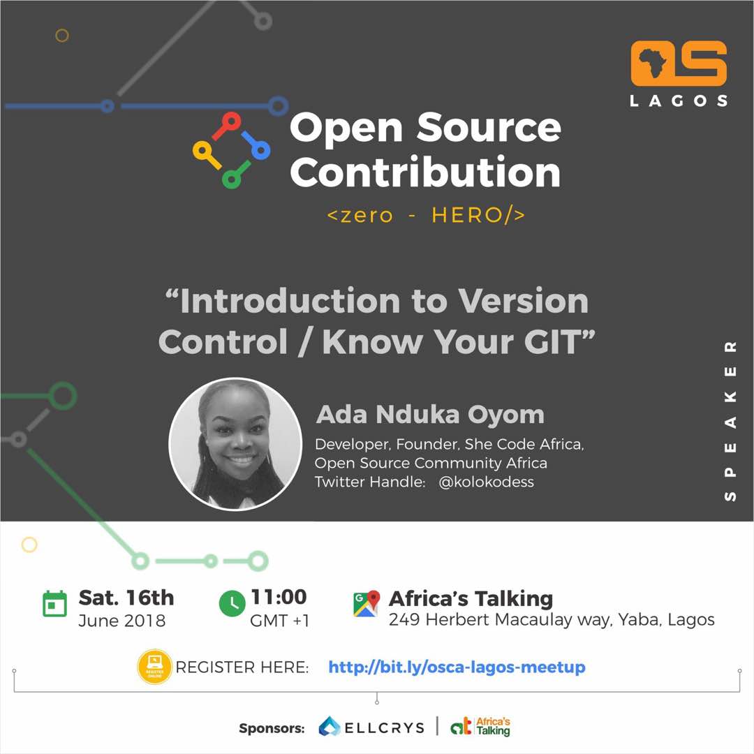 Kolokodess's tweet image. Excited about birthing this plus getting to speak alongside others @oscafrica Meetup here in Lagos.

Into Open source or looking to get started and currently  in Lagos, then come around let&apos;s build the community!
Reg. Link: bit.ly/osca-lagos-mee…
#OSCALagos #OSCA #opensource