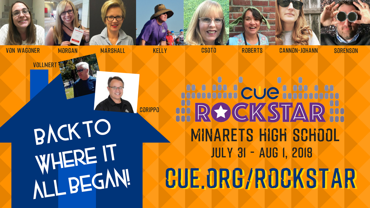 joincalie's tweet image. Register for #cuerockstar summer camps and unlock community, knowledge, and memories that will feed you all year long! cue.org/rockstar #edtech #caedtech #iste18 #cls #cetpa #bettertogether #WeAreCUE