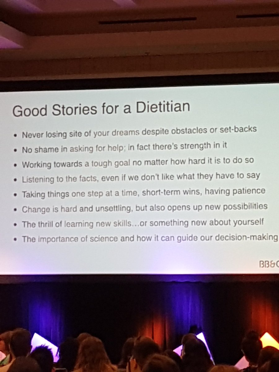 JessicaLieffers's tweet photo. Good stories for a dietitian @StorytellerBill #dcconf18 https://t.co/Hj9bkZREyM