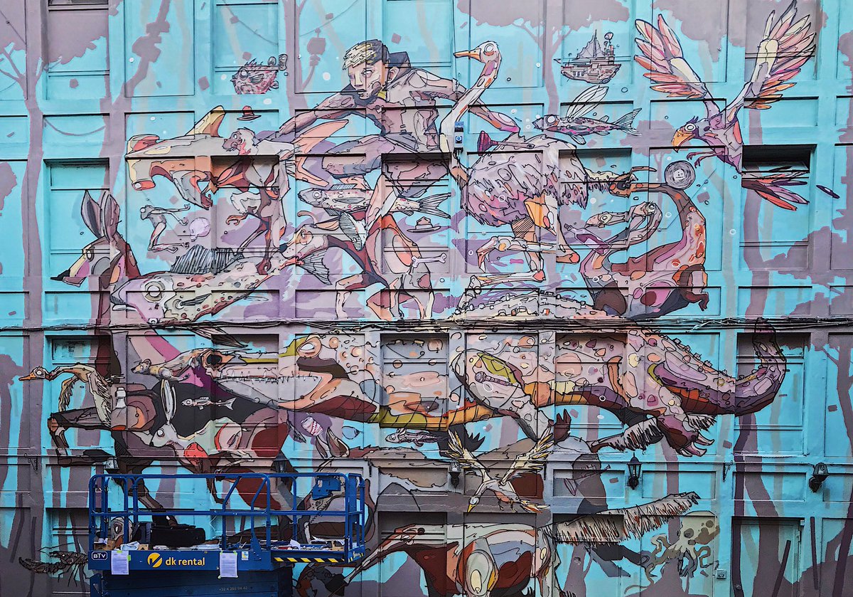 XvrJdn's tweet image. #Psoman nous envoie du lourd en Roture et nous prouve que le #Streetart ça peut être une véritable œuvre d’art !
#liege #roture