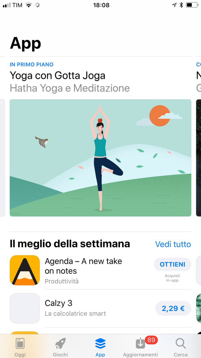 ClaireReynaud's tweet photo. Notre application de yoga @gottajoga est disponible en italien 🇮🇹 ! Merci @maiairas 👍 ! #yoga #yogaapp https://t.co/haAos72mOl