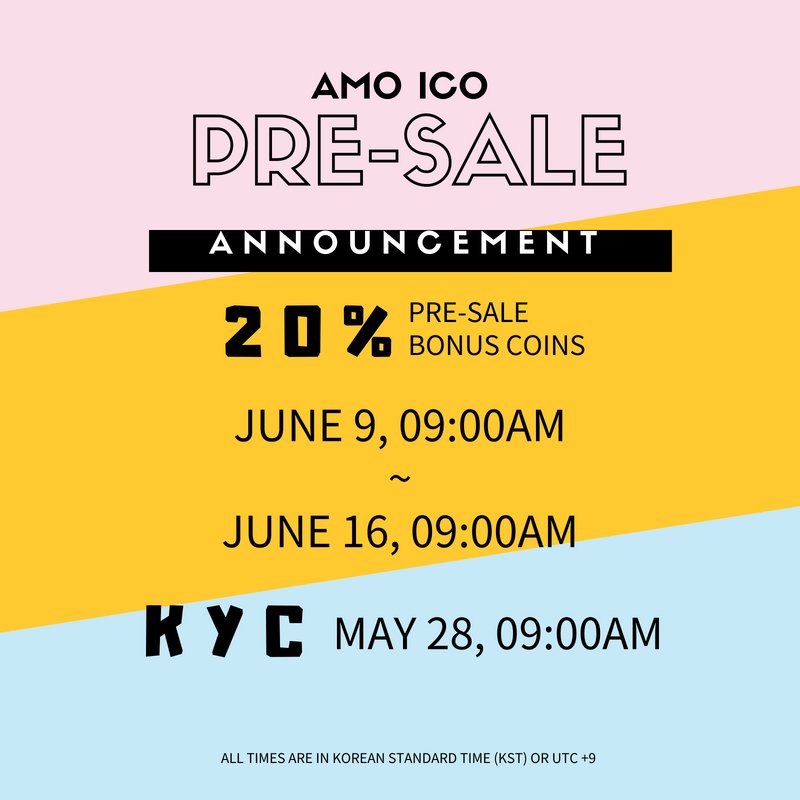 AMO Pre-Sale is JUST AROUND THE CORNER! ⏰
Are you ready for it? 😀✨

Here's our step-by-step guide on how you can participate!
▶️ bit.ly/2JvEmmd

#ICO #AMOBlockchain #blockchain #V2X #presale
