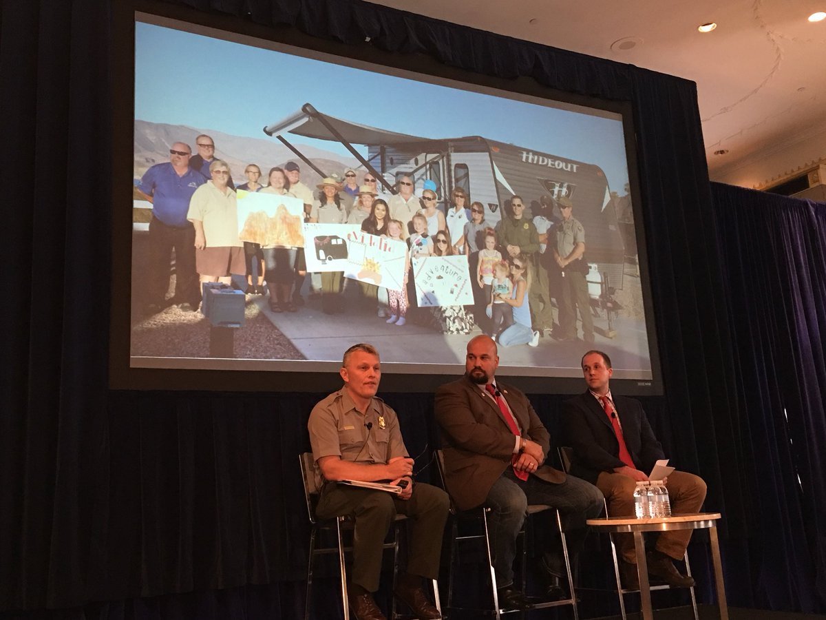 ReadyJetRoam's tweet photo. Chris Bornemann leads a discussion on the impact of declining funding on federal and state parks and campgrounds. #RVsInDC #fundtheparks ! https://t.co/OgIgoh2H2g