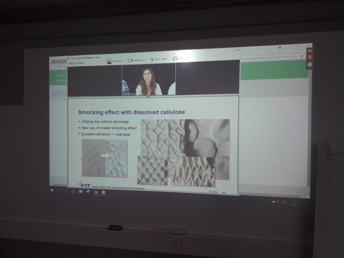 digiValmistus's tweet photo. @digiValmistus  seurasi @VTTFinland  webinaaria selluloosamateriaalien 3D-tulostuksesta @LAMKfi :n tiloissa. Erittäin mielenkiintoisten asioiden äärellä ollaan. Materiaalit kehittyvät näinä aikoina huimasti ja ne tulevat mahdollistamaan paljon. https://t.co/lH8CF7oxJB