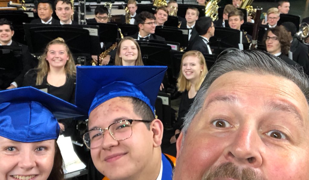 RobinsonBands's tweet photo. Happy Graduation James W. Robinson.  Proud of our graduates, proud of our band.  Thank you for wonderful music and fellowship class of 2018
#WithPride!!! https://t.co/KTiwrqZSbR