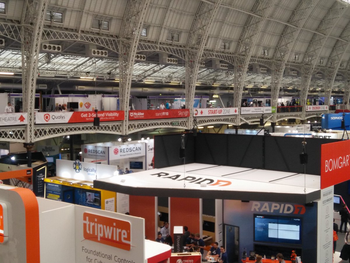HackingInsider's tweet photo. Some shots from the final day of #Infosec18! https://t.co/CCv8Fcc2x9