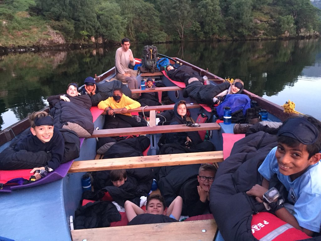 StColumbasPSpo's tweet photo. #BoningtonTeam An expedition with a difference but definitely one to remember! 6 mile row, hiking, a night out in the boat, gorge walking and finally the steam boat home. LD2018 https://t.co/7WnZoDp8Sr