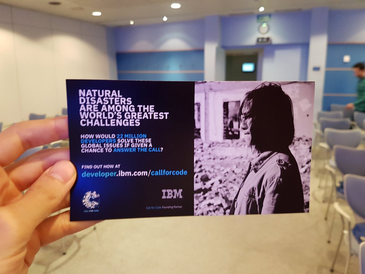 nachoad's tweet image. Hoy hay algún que otro regalito muy útil 😁... E información sobre el proyecto #callforcode
#meetup #BigDataDevelopers #AI #MachineLearning